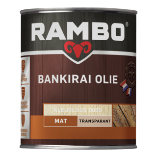Rambo Bankirai Olie Transparant