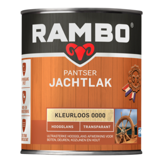 Pantser Jachtlak Transparant Hoogglans